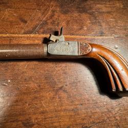 PISTOLET DE POCHE &Agrave; PERCUSSION XIX &Egrave;ME