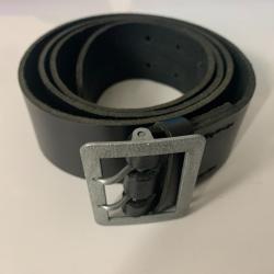 Ceinturon officier allemand WW2 cuir noir