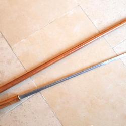 CANNE - canne &eacute;p&eacute;e pommeau argent MASSIF Dragon Indochine pour G.Langlois ses amis VC PTO20CAN001