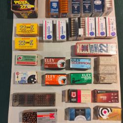 Lot bo&icirc;tes 22 lr