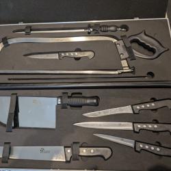 Pradel Excellence - Mallette Coutellerie du Boucher 9 Pi&egrave;ces