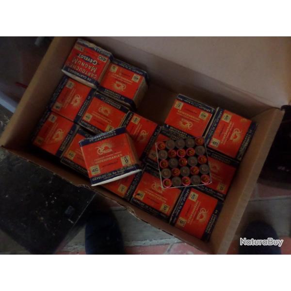 cartouches 410  pour carabine 12 mm