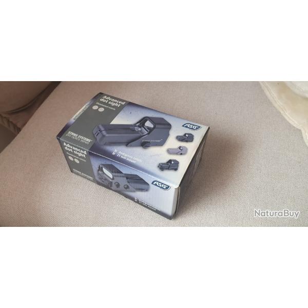 Vis�e POINT ROUGE ET VERT STRIKE ADVANCED 552 BLACK ASG