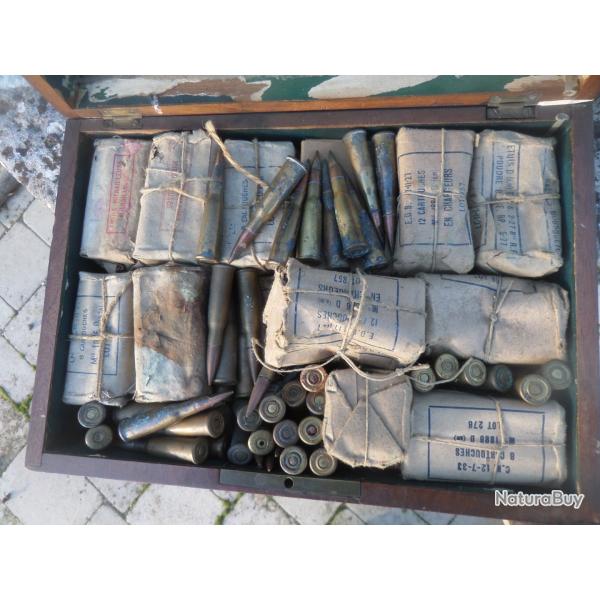 paquet de balles de lebel en chargeur  3 coups