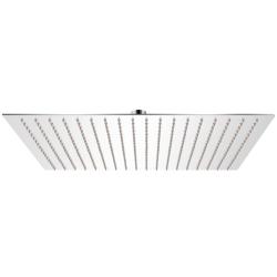 T&ecirc;te de douche plongeante carr&eacute;e en acier inoxydable 50x50 cm