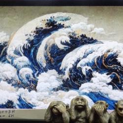 ) lot , rare japon , tr&eacute;s ancienne naginata sign&eacute;e &eacute;poque d&eacute;but EDO , PHOTOS a VENIR