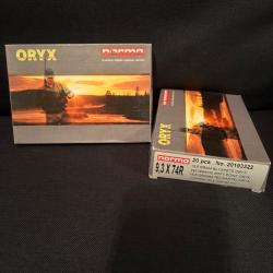 2  Bo&icirc;tes de balle Norma oryx neuves