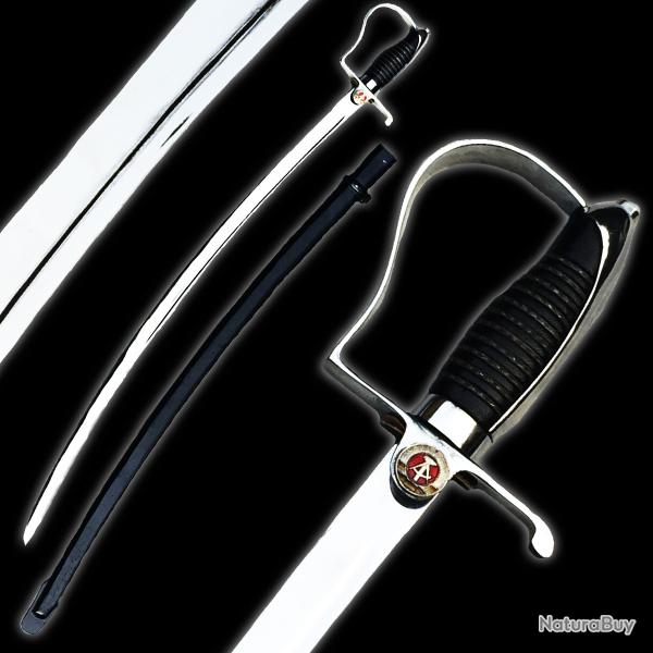 Splendide sabre d'officier RDA - Lame Brillante - Guerre Froide - XX - Sabre pour la Parade