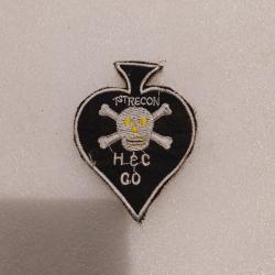 Patch arm&eacute;e us USMC 1ST RECONNAISSANCE ORIGINAL