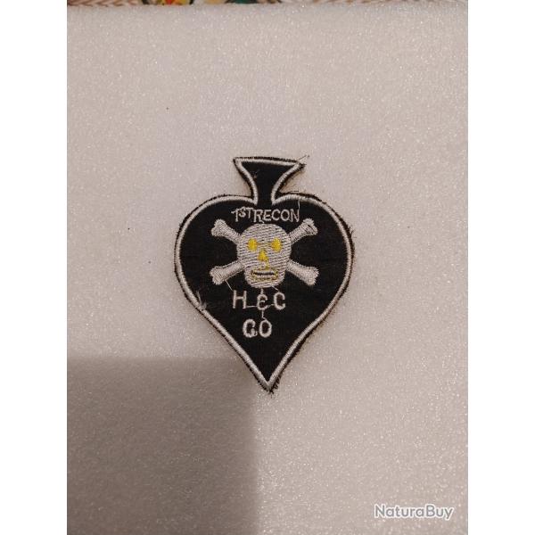 Patch arm�e us USMC 1ST RECONNAISSANCE ORIGINAL