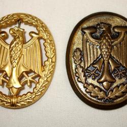 INSIGNES/BREVETS ALLEMANDS du TIREUR d'ELITE de la BUNDESWEHR.