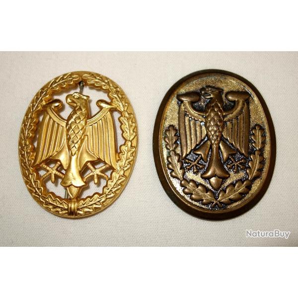 INSIGNES/BREVETS ALLEMANDS du TIREUR d'ELITE de la BUNDESWEHR.