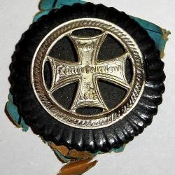 COCARDE de la CASQUETTE ALLEMANDE de la PREMIERE GUERRE.