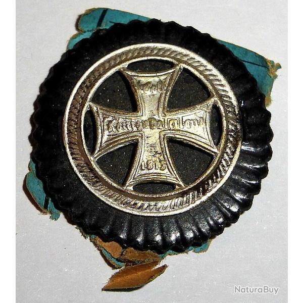 COCARDE de la CASQUETTE ALLEMANDE de la PREMIERE GUERRE.