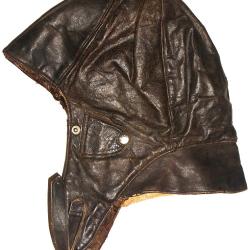 CASQUE/BONNET de PILOTE ALLEMAND de la PREMIERE GUERRE.