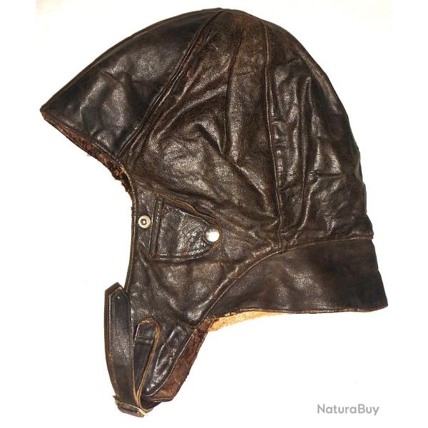 CASQUE/BONNET de PILOTE ALLEMAND de la PREMIERE GUERRE.