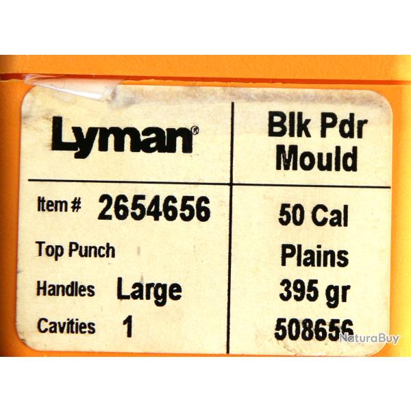 Moule 1 cavit� .50 CAL 395 gr Type Mini� - LYMAN #2654656 (POUDRE NOIRE) - NEUF
