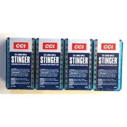 200 (4x50) cartouches .22 LR CCI "STINGER"
