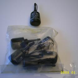 Lot de 5 burettes huile arm&eacute;e fran&ccedil;aise