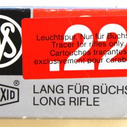 50 cartouches 22 LONG RIFLE - RWS "TRACER" - TRACANTES !