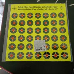Lot de 10 autocollants cibles d'entra&icirc;nement &agrave; &eacute;claboussures