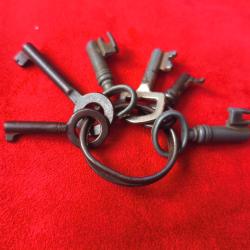 Lot de cl&eacute; ancienne pour coffret