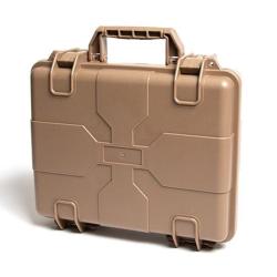 MALETTE RIGIDE PISTOLET 28 CM TAN