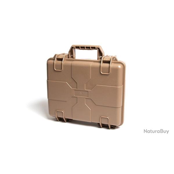 MALETTE RIGIDE PISTOLET 28 CM TAN