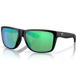 Lunettes polarisantes COSTA DEL MAR Broadbill II Matte black Green mirror 580G