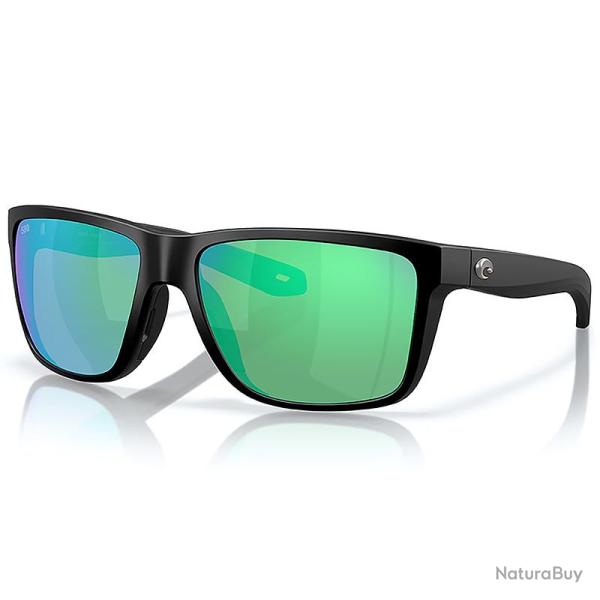 Lunettes polarisantes COSTA DEL MAR Broadbill II Matte black Green mirror 580G