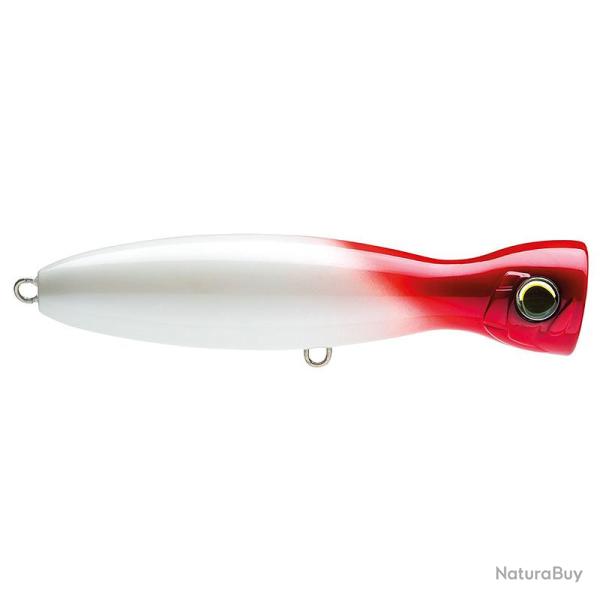 Leurre de surface YO ZURI Mag popper 100 F Pearl red head (PRH)