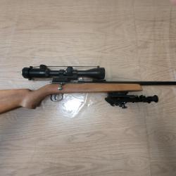 Carabine 22 lr anschutz 1386, lunette hakko 3-9x40