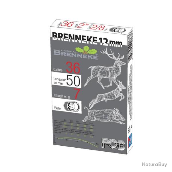 FOB BALLES BRENNEKE 12MM