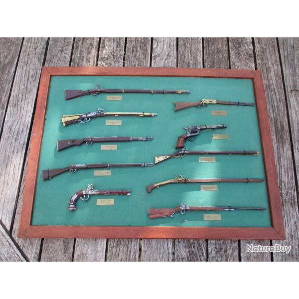 panneau de collection de fusils ancien pour decoration armes en plastique