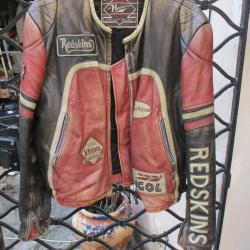 blouson moto redskins cuir annee 70-80