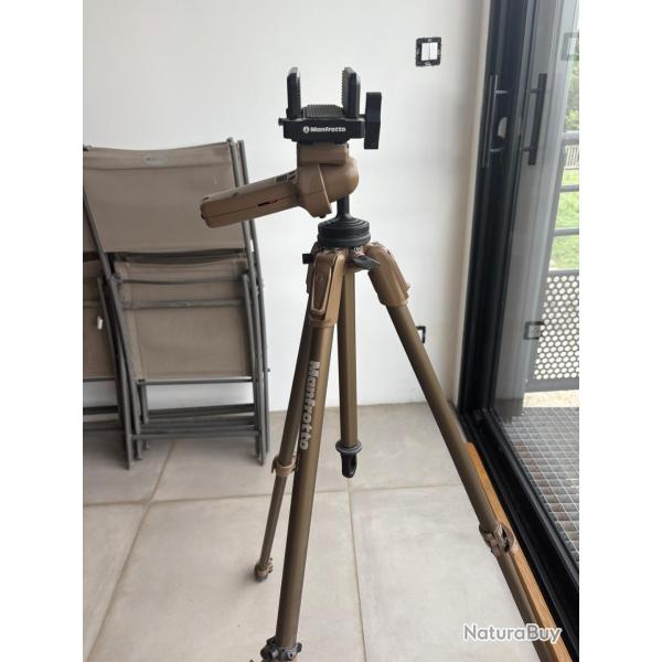 Tr�pied Manfrotto alpha shot grip kit