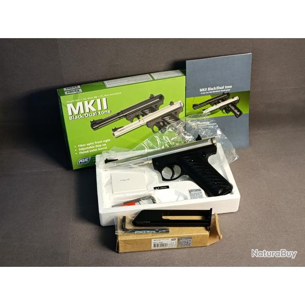 Neuf - MKII GNB Co2 + deuxi�me chargeur - ASG - 1.6-1.9 Joules - Dual Tone