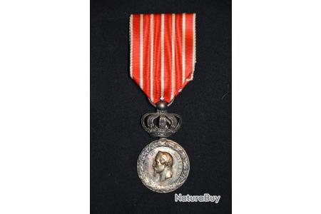 Médaille Commémorative Argent - Campagne D'Italie 1859 - Napoléon III