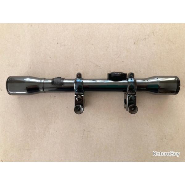 Lunette Allemande GERARD G 4 x en acier avec montage DISKOP d�rivable pour rail de 11 mm