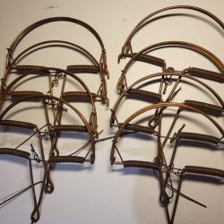 Lot 8  pieges a souris   en cuivre neuf
