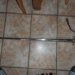 SABRE OFF MLE 1882 INFANTERIE MANUFACTURE DE CHATELLERAULT DATEE 1915 +DRAGONNE