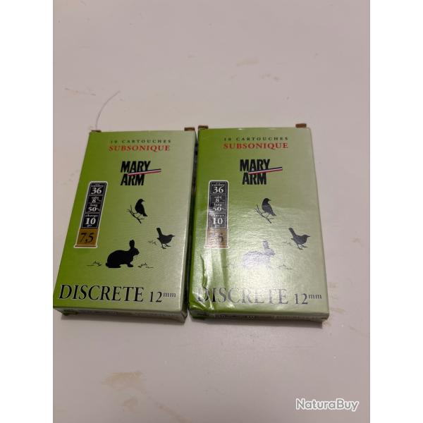 Cal 12mm subsonique Mary Arm