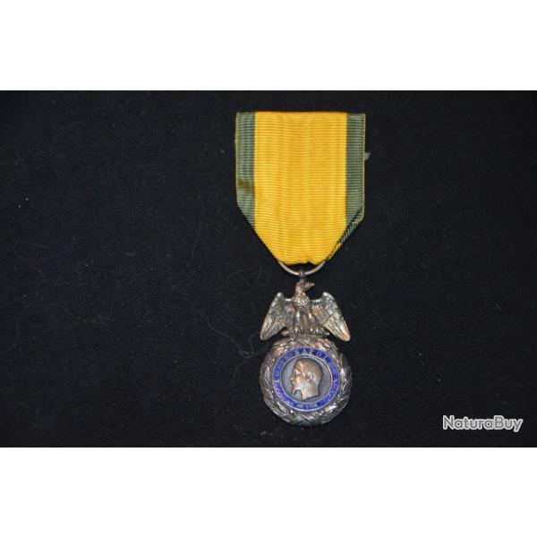 MEDAILLE MILITAIRE 2� TYPE SECOND EMPIRE-POINCON ANCRE-CAMPAGNES ITALIE-CRIMEE-CHINE-MEXIQUE-1870/71