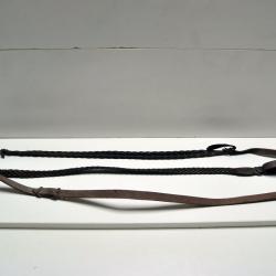 Lot n&deg;10 de 3 bretelles en cuir