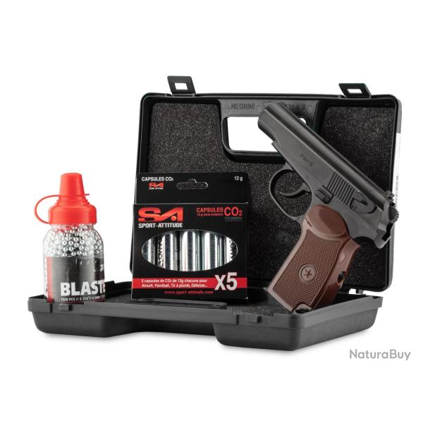 PACK BORNER PM-X 4,5MM BBS 3,0J + MALLETTE + BILLES 4,5 + CO2