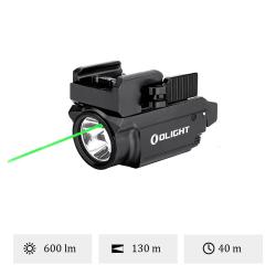 OLIGHT LAMPE TACTIQUE BALDR MINI - LASER VERT NOIR