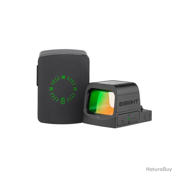 OSIGHT S - POINT ROUGE 2 MOA ET CERCLE DE 32 MOA Noir