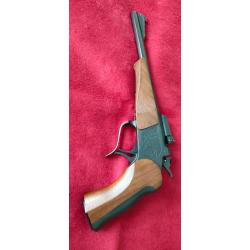 Pistolet TOMPSON CENTER CONTENDER 10"  Canon 22LR et sa mallette de transport
