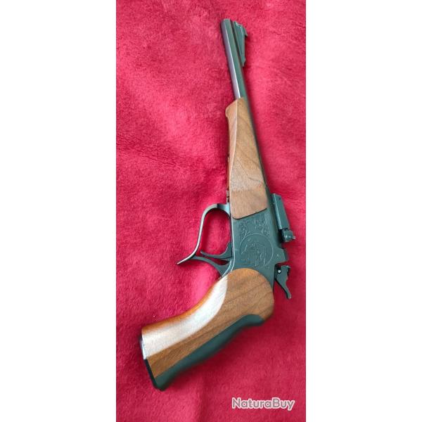 Pistolet TOMPSON CENTER CONTENDER 10"  Canon 22LR et sa mallette de transport