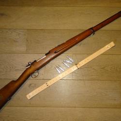 mauser su&egrave;dois Mauser Su&eacute;dois Carl Gustaf M96 1921 - Parfait &Eacute;tat avec  bretelle et 5 clips.